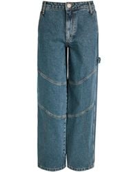 Damson Madder - Drew Barrel-Leg Jeans - Lyst