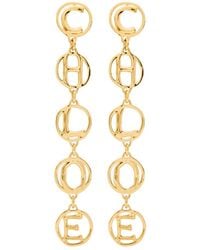 Chloé - The Chloé Script Drop Earrings - Lyst