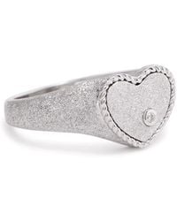 Yvonne Léon - Baby Chevaliere Glittered Pinky Ring - Lyst