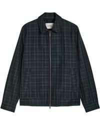 Les Deux - Como Coach Checked Twill Jacket - Lyst