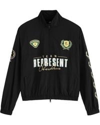 Represent - World Championship Embroidered Nylon Track Jacket - Lyst