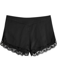 Simone Perele - Love Me Lace-Trim Silk-Satin Pyjama Shorts - Lyst