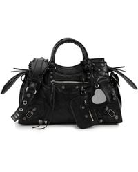 Balenciaga - Neo Cagole City Leather Top Handle Bag - Lyst