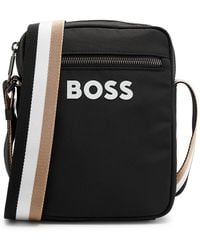 BOSS - Boss Catch Nylon Cross-body Bag - Lyst