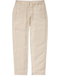 Wax London - Kurt Tapered-Leg Linen Trousers - Lyst