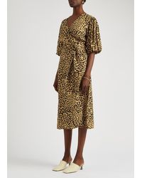 elfrida snake print dress