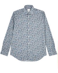 Paul Smith - Floral-print Cotton Poplin Shirt - Lyst