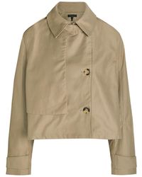 Rag & Bone - Jamie Cropped Cotton Trench Coat - Lyst