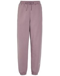 Stella McCartney - Adidas X Logo-Print Cotton Sweatpants - Lyst