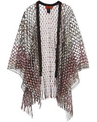 Missoni - Metallic-weave Open-knit Scarf - Lyst