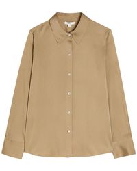 Vince - Stretch Silk-Blend Shirt - Lyst