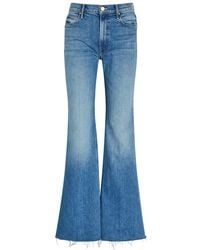 Mother - The Doozy Fray Flared-Leg Stretch-Denim Jeans - Lyst