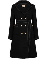 Gucci - Double-breasted Bouclé Wool-blend Coat - Lyst