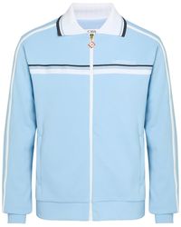 CASABLANCA - Logo-Embroidered Panelled Piqué Woven Track Jacket - Lyst