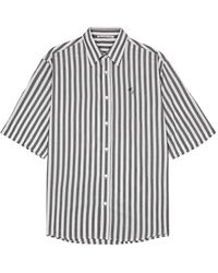 Acne Studios - Sandrok Striped Jersey Shirt - Lyst