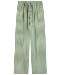 Bode - Sylvan Striped Silk Trousers - Lyst