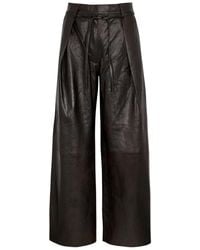Day Birger et Mikkelsen - Ricardo Coated Leather Trousers - Lyst