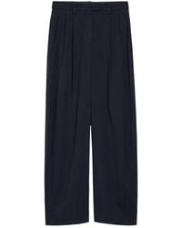Brunello Cucinelli - Herringbone Straight-Leg Stretch-Wool Trousers - Lyst