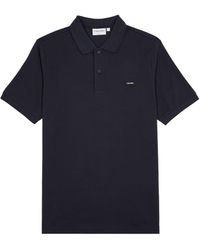 Calvin Klein - Logo Piqué Stretch-cotton Polo Shirt - Lyst