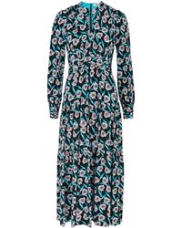 Diane von Furstenberg - Gil Floral-print Jersey Midi Dress - Lyst