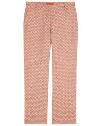 La DoubleJ - 24/7 Tulip-Jacquard Trousers - Lyst