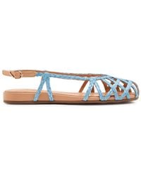 Ancient Greek Sandals - Kardia Raffia Sandals - Lyst