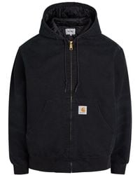 Carhartt - Active Quilted Hooded Canvas Jacket - Lyst