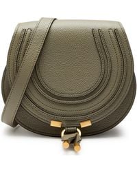 Chloé - Marcie Small Grained Leather Saddle Bag - Lyst