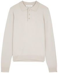 Extreme Cashmere - N°223 Be For Cashmere-blend Polo Jumper - Lyst