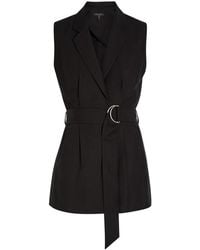 Rag & Bone - Mandi Belted Woven Vest - Lyst