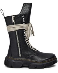 Rick Owens - X Dr. Martens Jumbo Leather Boots - Lyst