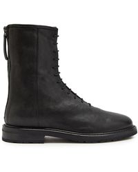 LEGRES - Grained Leather Ankle Boots - Lyst