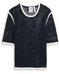 Wales Bonner - Adidas X Open-Knit T-Shirt - Lyst