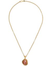 Alighieri - The Droplet Of Skies 24kt Gold-plated Necklace - Lyst
