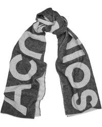 Acne Studios - Toronto Logo-Intarsia Wool-Blend Scarf - Lyst