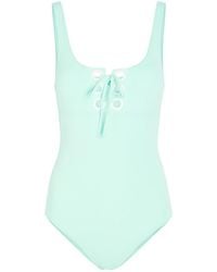 Melissa Odabash - London Lace-Up Swimsuit - Lyst