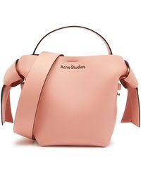 Acne Studios - Musubi Mini Leather Top Handle Bag - Lyst