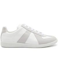 Maison Margiela - Replica Panelled Leather Sneakers - Lyst