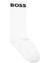 BOSS - Sport Logo Cotton-Blend Socks - Lyst