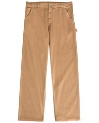 Moncler - Straight-Leg Stretch-Cotton Trousers - Lyst