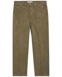 Forét - Searcher Straight-Leg Cotton Trousers - Lyst