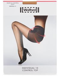 Wolford - Individual Control-Top 10 Denier Tights - Lyst