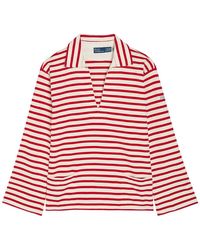 Polo Ralph Lauren - Striped Cotton Sweatshirt - Lyst