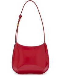 Jacquemus - Le Petit Bisou Glossed Leather Shoulder Bag - Lyst