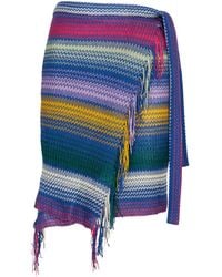 Missoni - Zigzag-intarsia Knitted Sarong - Lyst