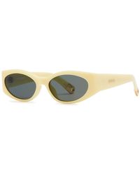 Jacquemus - Les Lunettes Ovalo Oval-frame Sunglasses - Lyst