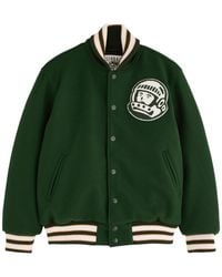 BBCICECREAM - Logo-Appliquéd Padded Felt Varsity Jacket - Lyst