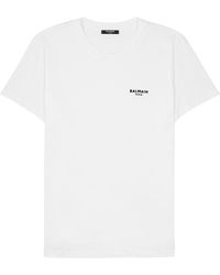 Balmain - Logo-appliquéd Cotton T-shirt - Lyst