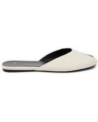 Jude - Date Peep-Toe Leather Sandals - Lyst