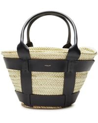DeMellier London - The Santorini Straw Basket Bag - Lyst